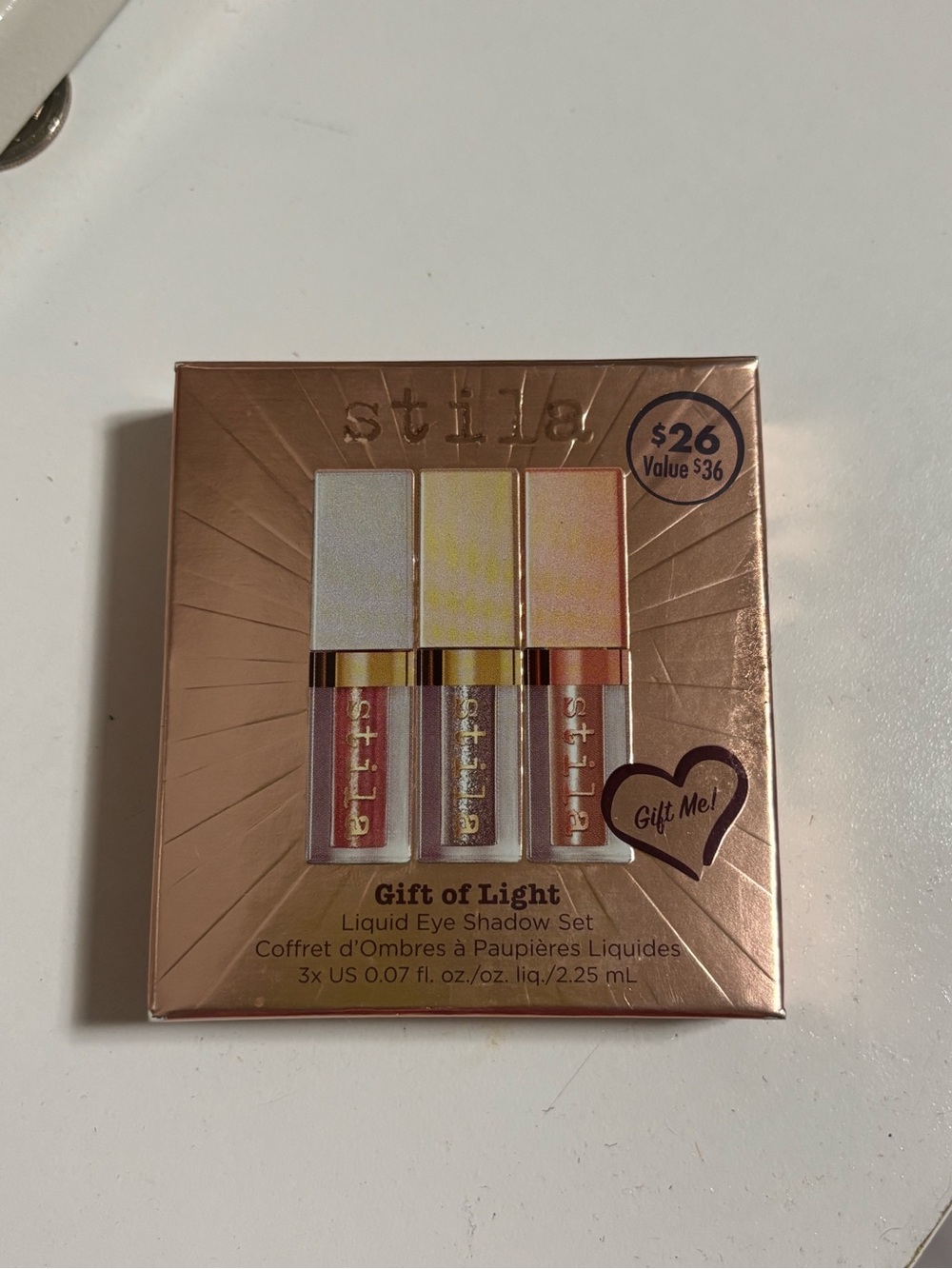 Stila Liquid Eye Shadow Trio - Rose Gold & Pink Hues
